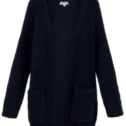 Gebreid vest donkerblauw