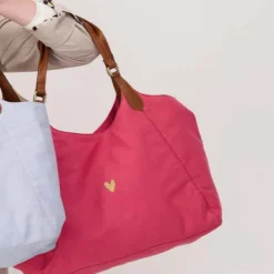 Love Tote bag Rasberry
