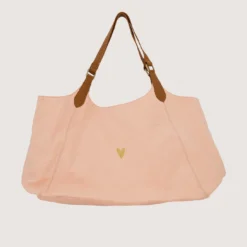Love Tote bag crispy pink